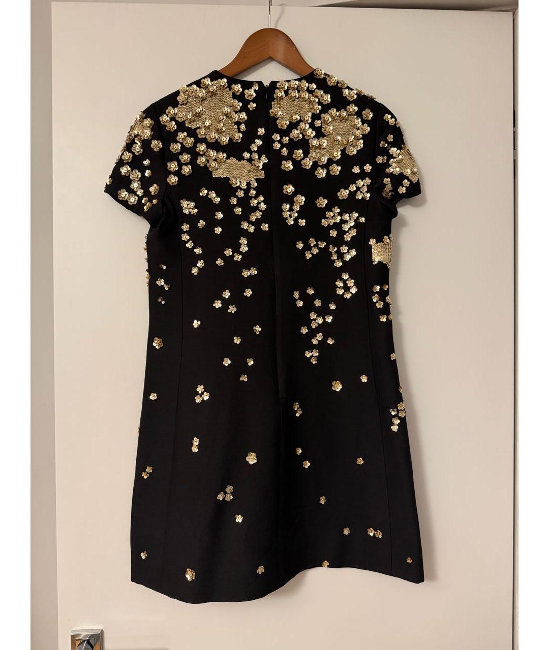 VALENTINO Черное шерстяное коктейльное платье, фото 2
