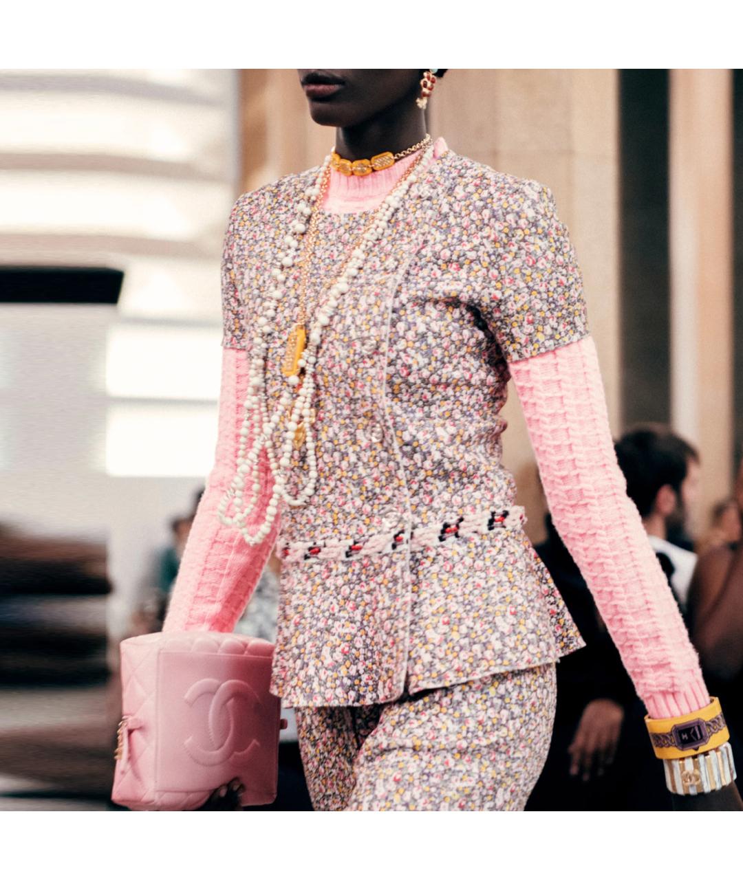 CHANEL Розовый джемпер / свитер, фото 2