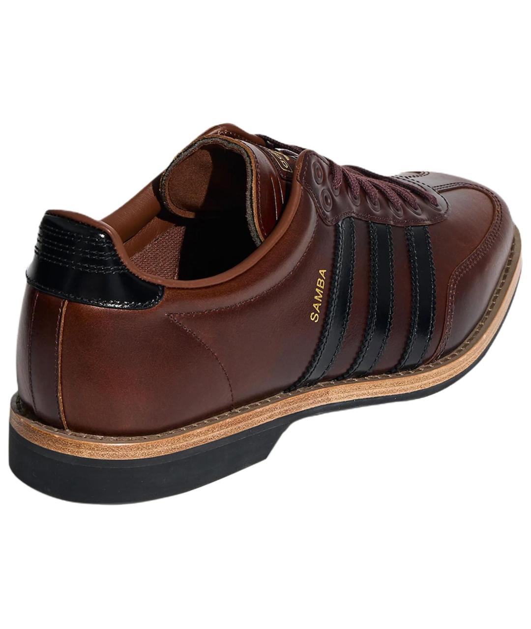 ADIDAS Коричневые кожаные туфли, фото 4