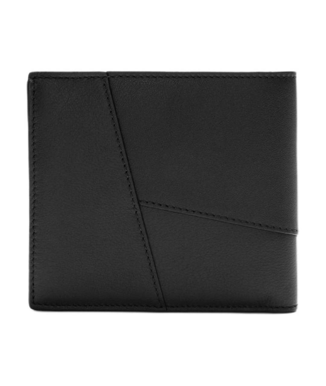 LOEWE Черный кожаный кошелек, фото 4