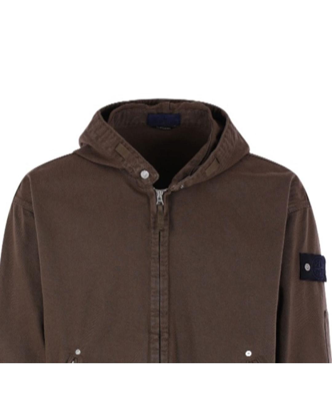 STONE ISLAND Коричневая куртка, фото 2