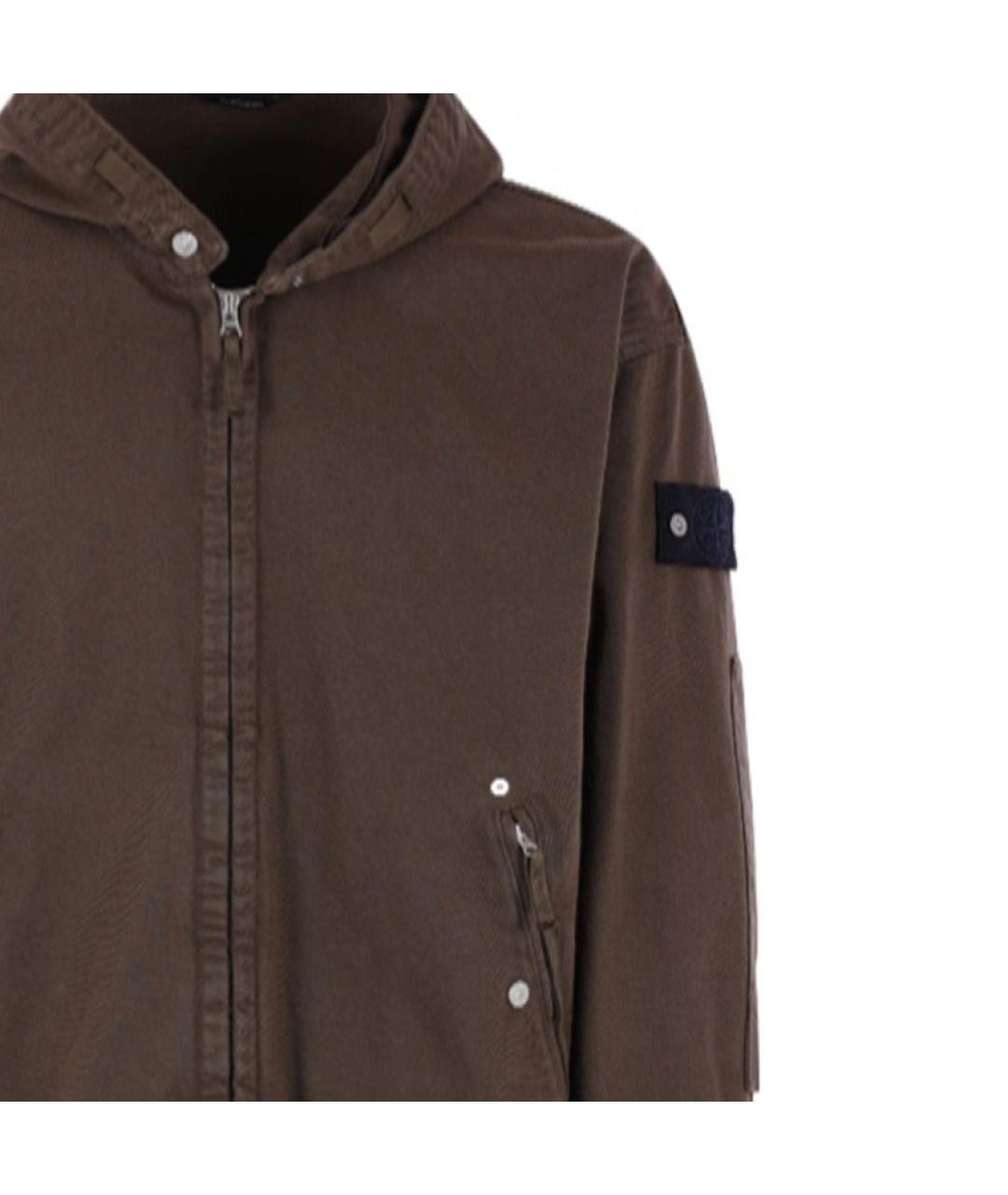 STONE ISLAND Коричневая куртка, фото 3