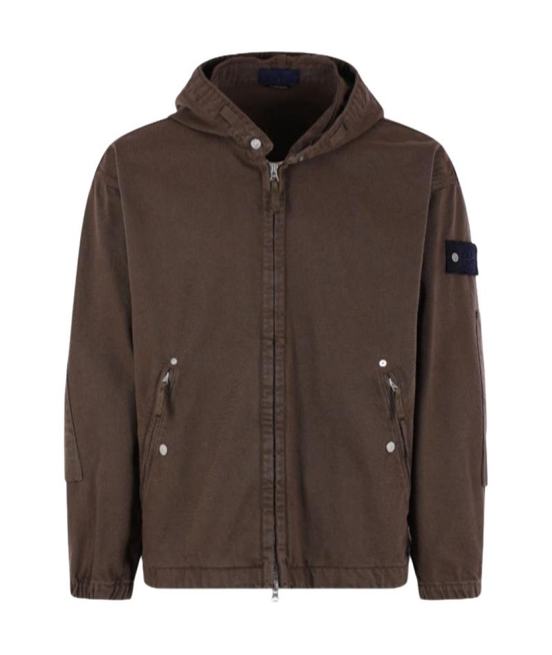 STONE ISLAND Коричневая куртка, фото 1