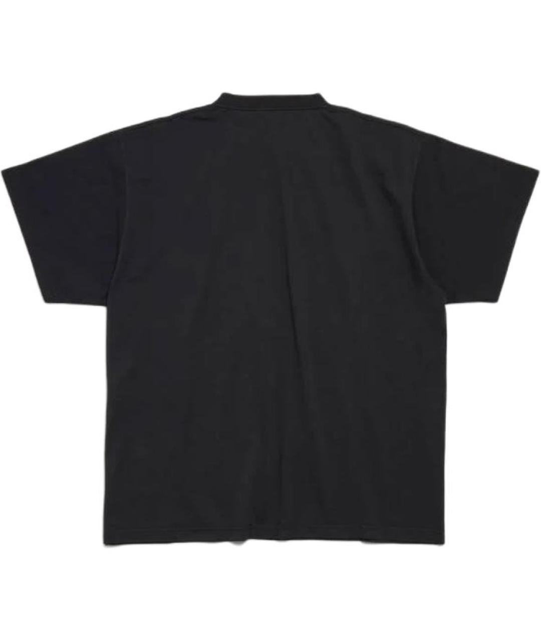 BALENCIAGA Черная футболка, фото 2