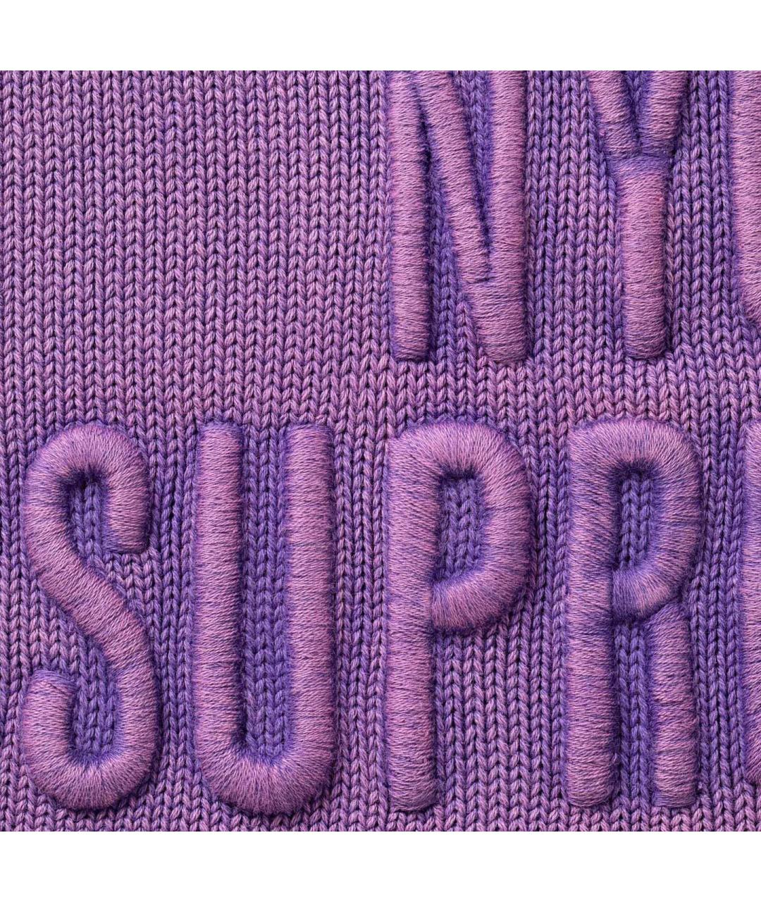 SUPREME Фиолетовый джемпер / свитер, фото 2