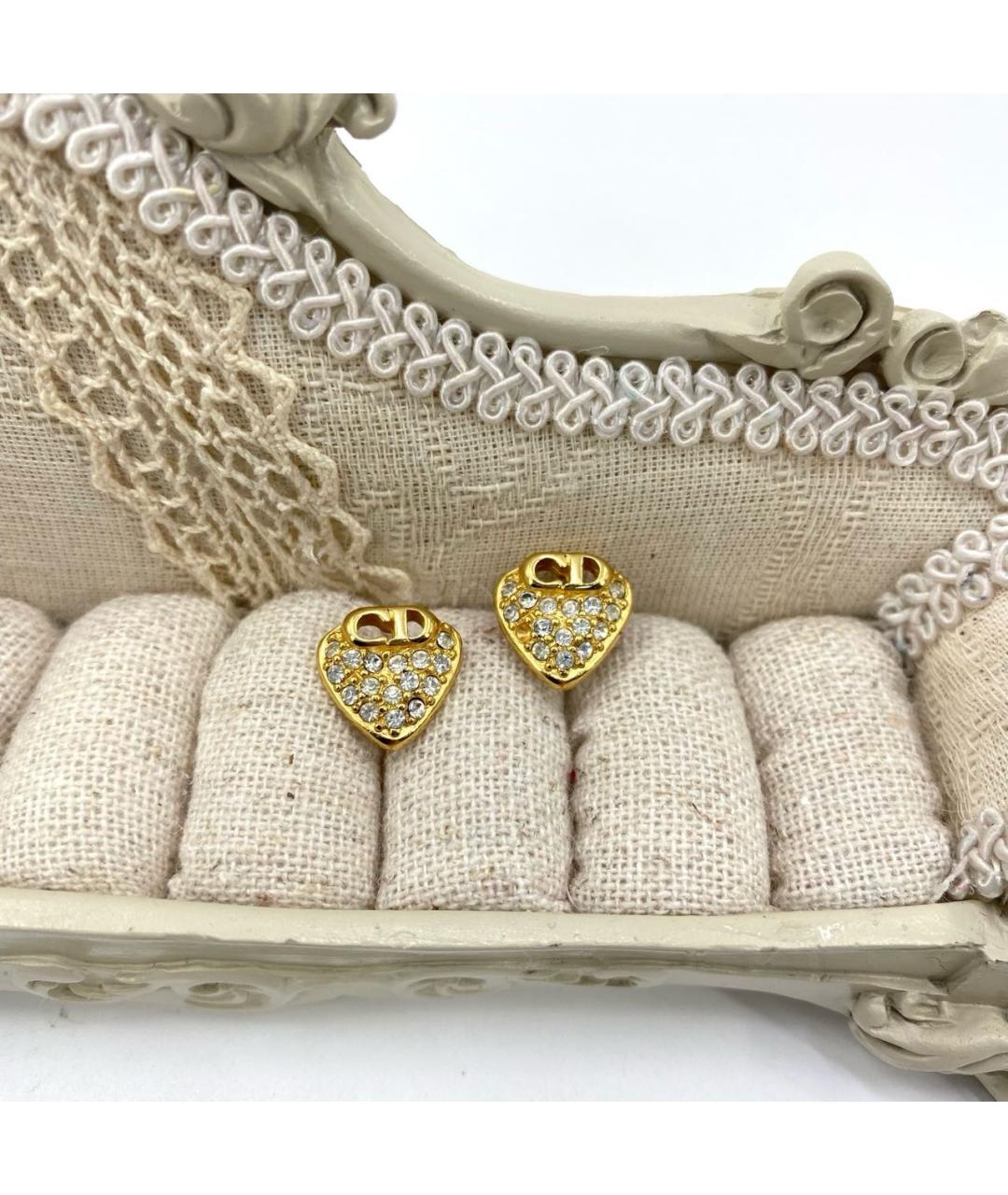 CHRISTIAN DIOR Золотые серьги, фото 4
