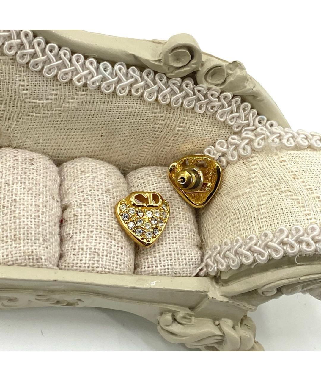 CHRISTIAN DIOR Золотые серьги, фото 2