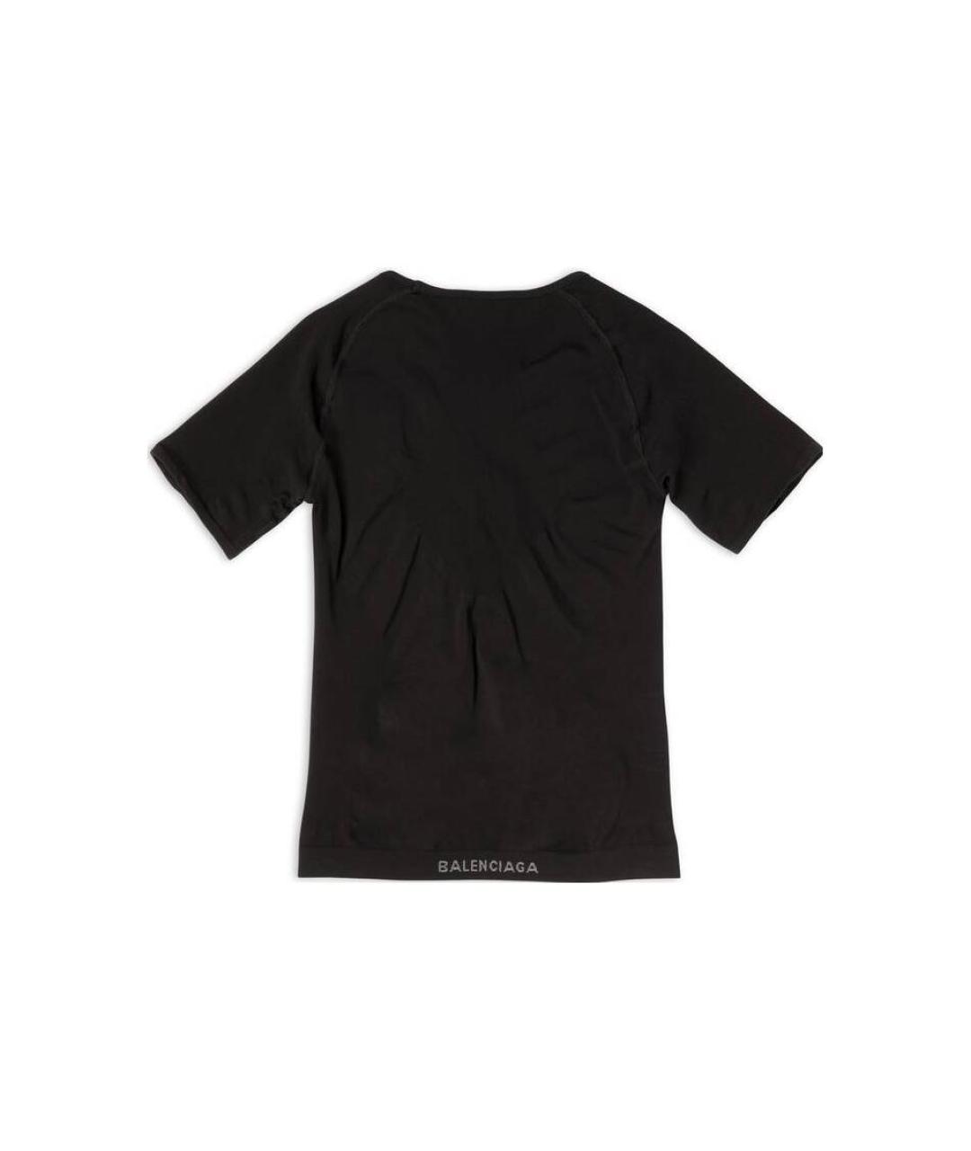 BALENCIAGA Черная футболка, фото 2