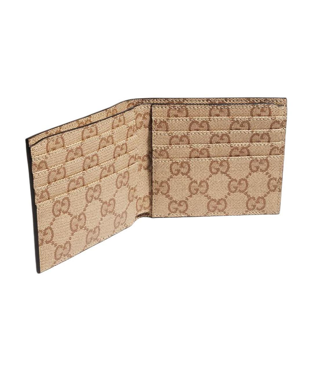 GUCCI Коричневый кожаный кошелек, фото 4