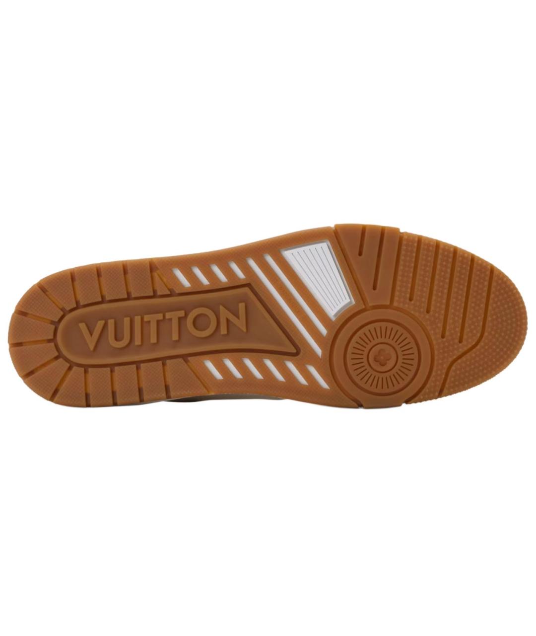 LOUIS VUITTON Коричневые низкие кроссовки / кеды, фото 5