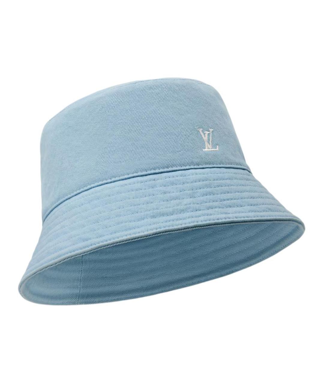 LOUIS VUITTON Голубая панама, фото 4