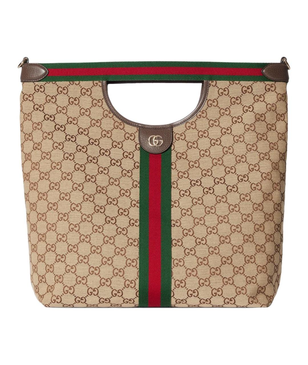 GUCCI Бежевая сумка на плечо, фото 4
