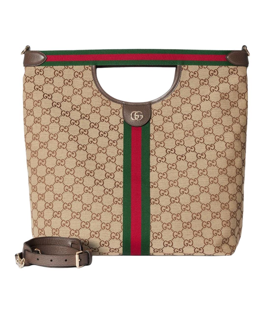 GUCCI Бежевая сумка на плечо, фото 1