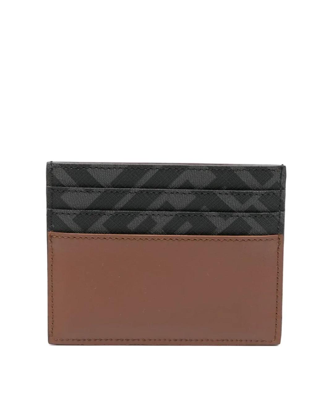 FENDI Коричневый кожаный кардхолдер, фото 2