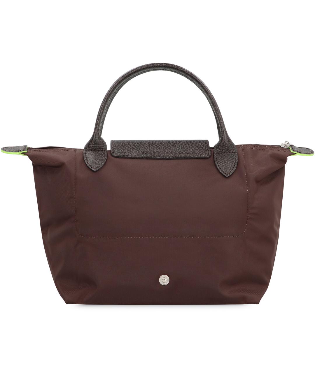 LONGCHAMP Коричневая тканевая сумка тоут, фото 4