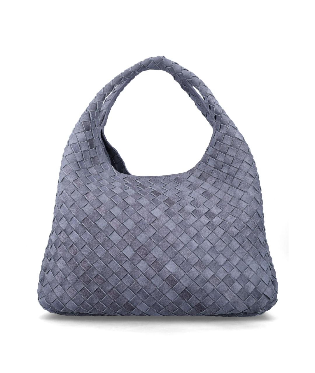 BOTTEGA VENETA Голубая замшевая сумка тоут, фото 2