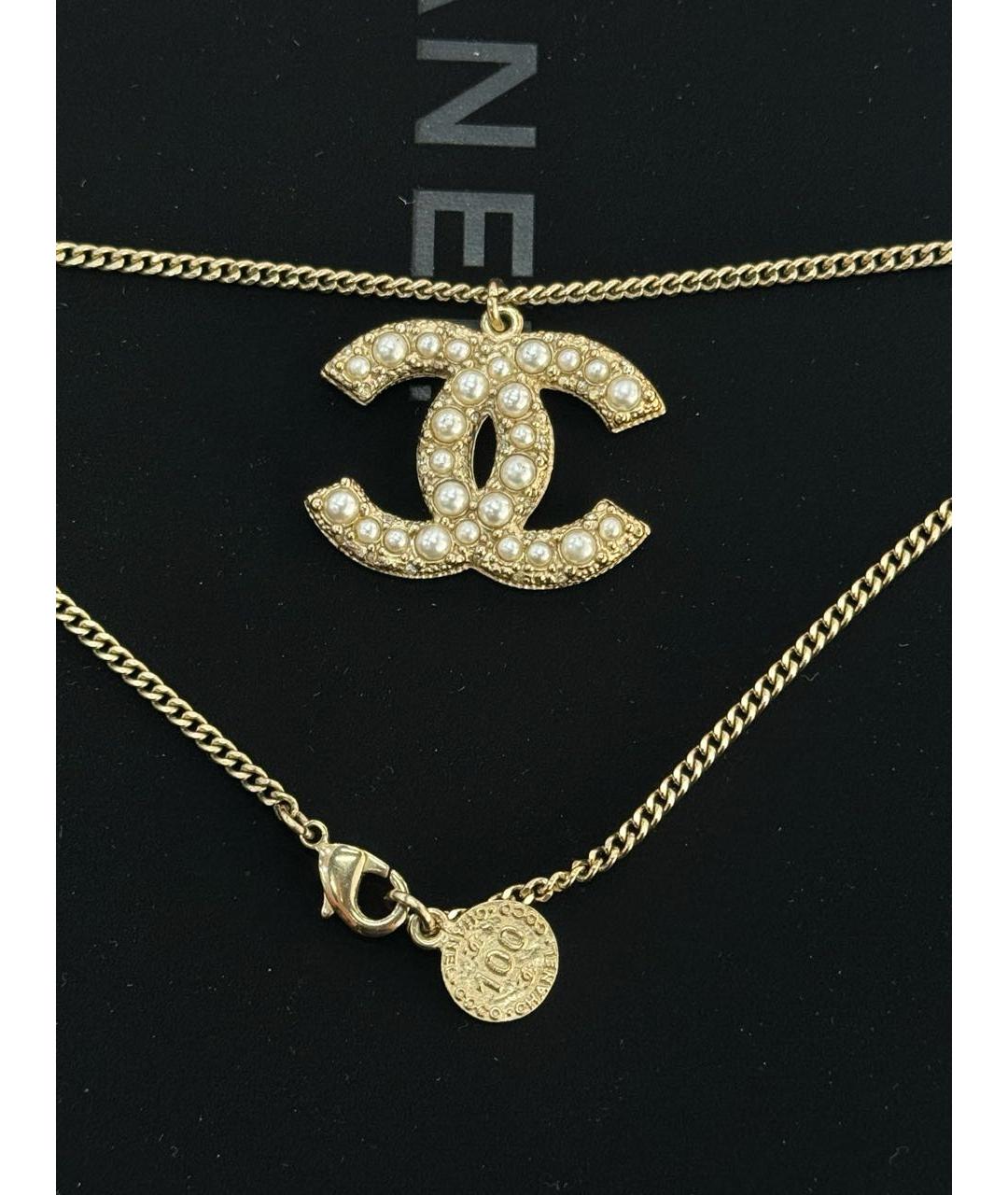 CHANEL Золотое колье, фото 2