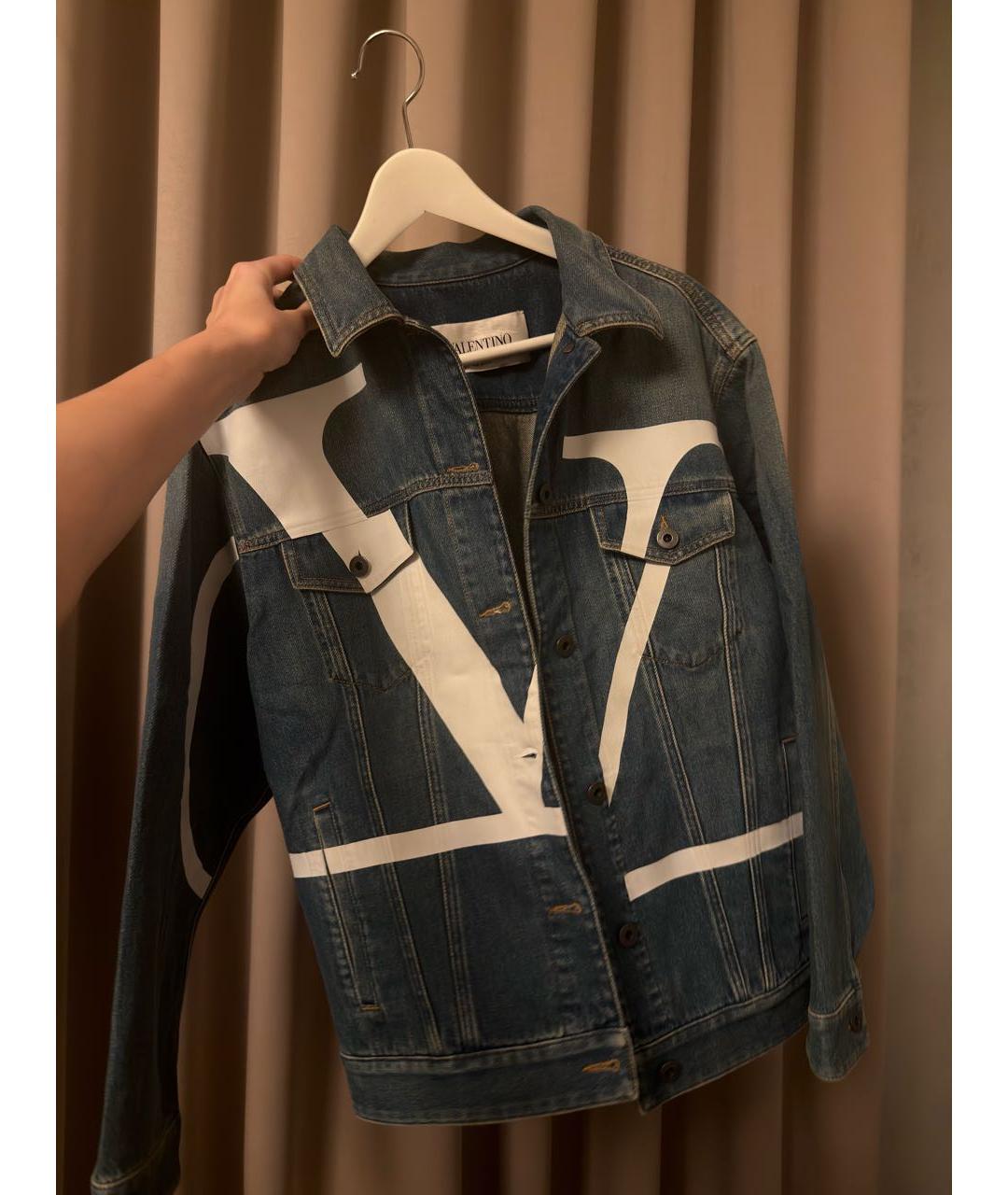 VALENTINO Синяя деним куртка, фото 7