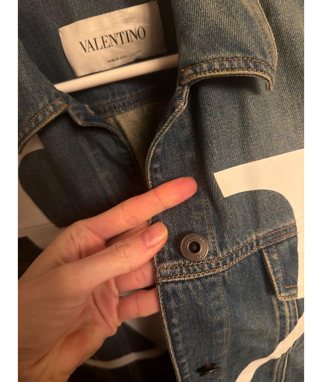 VALENTINO Синяя деним куртка, фото 3