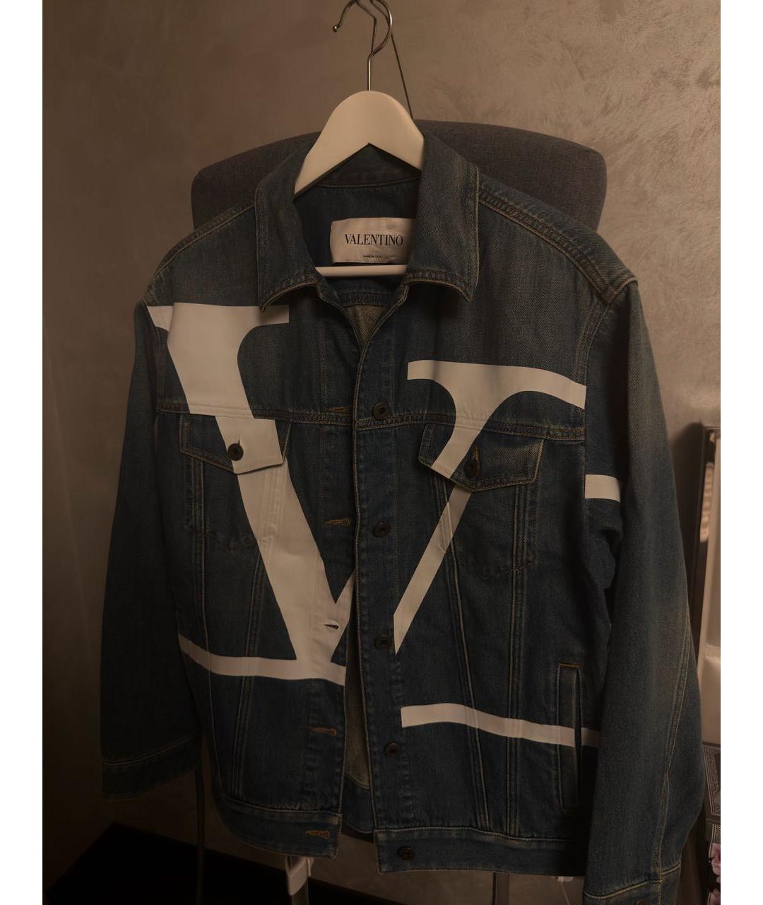 VALENTINO Синяя деним куртка, фото 4