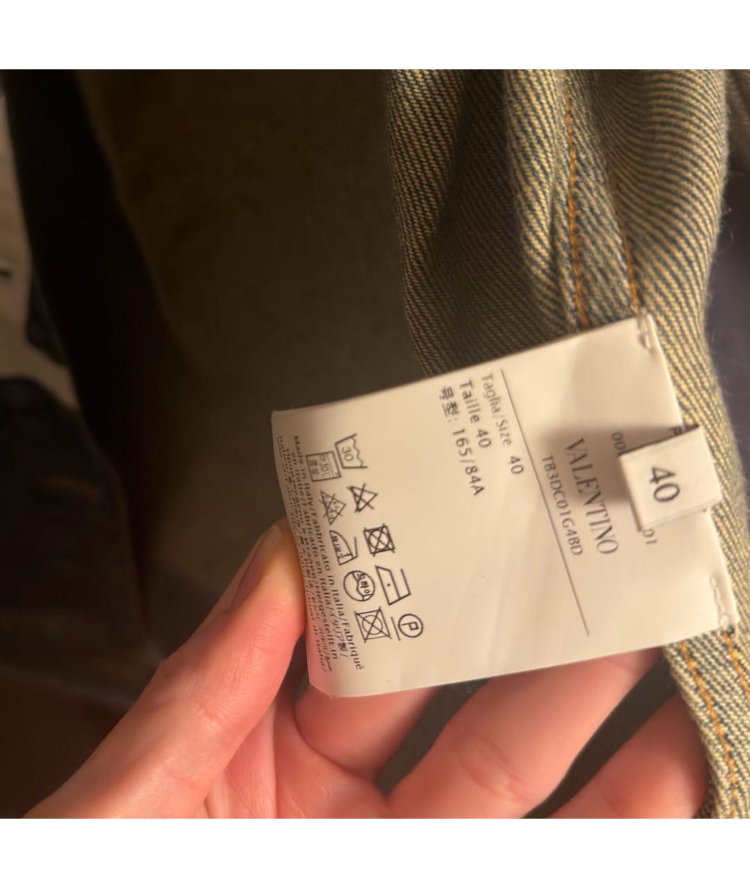 VALENTINO Синяя деним куртка, фото 6