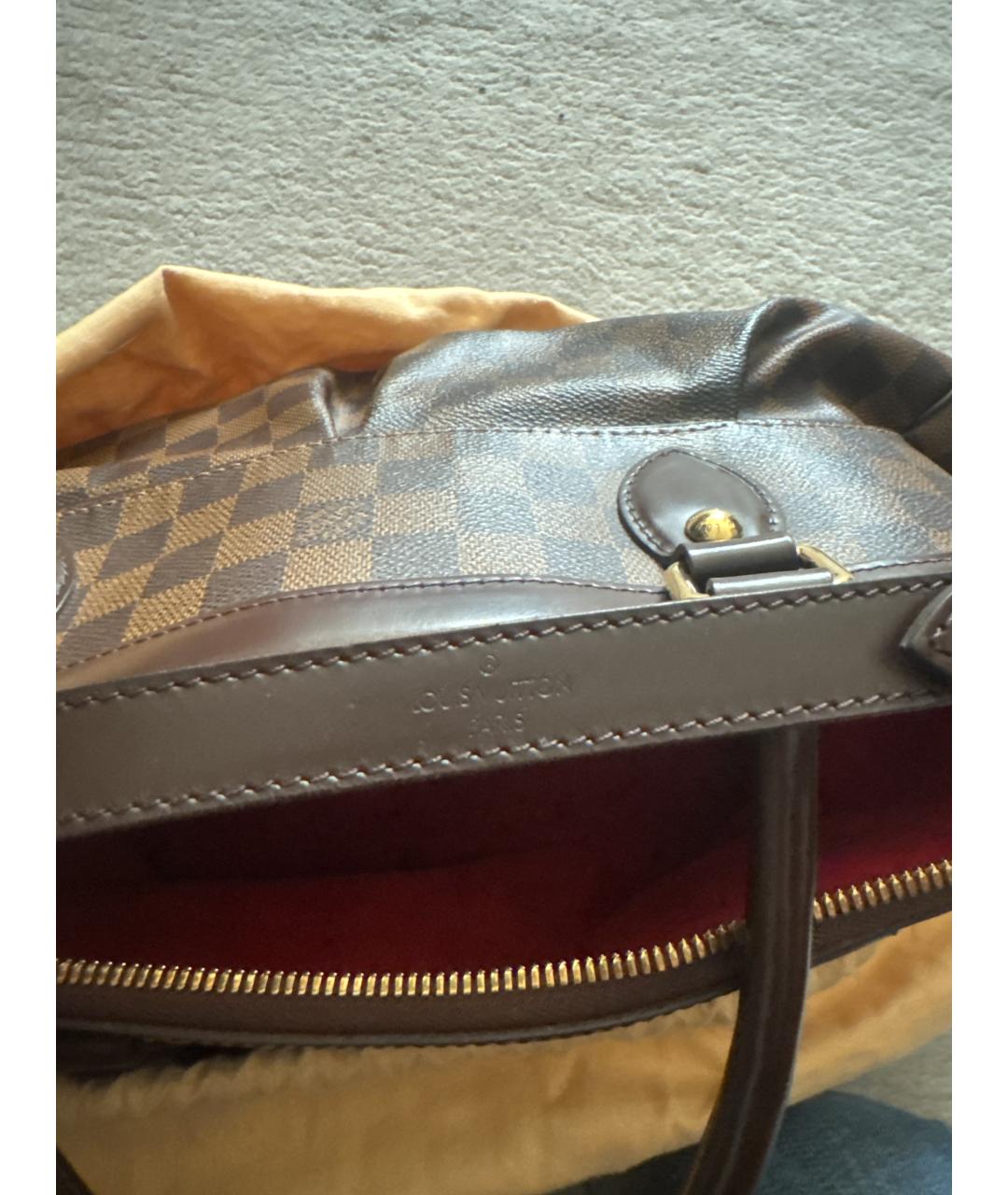 LOUIS VUITTON Коричневая сумка тоут, фото 6