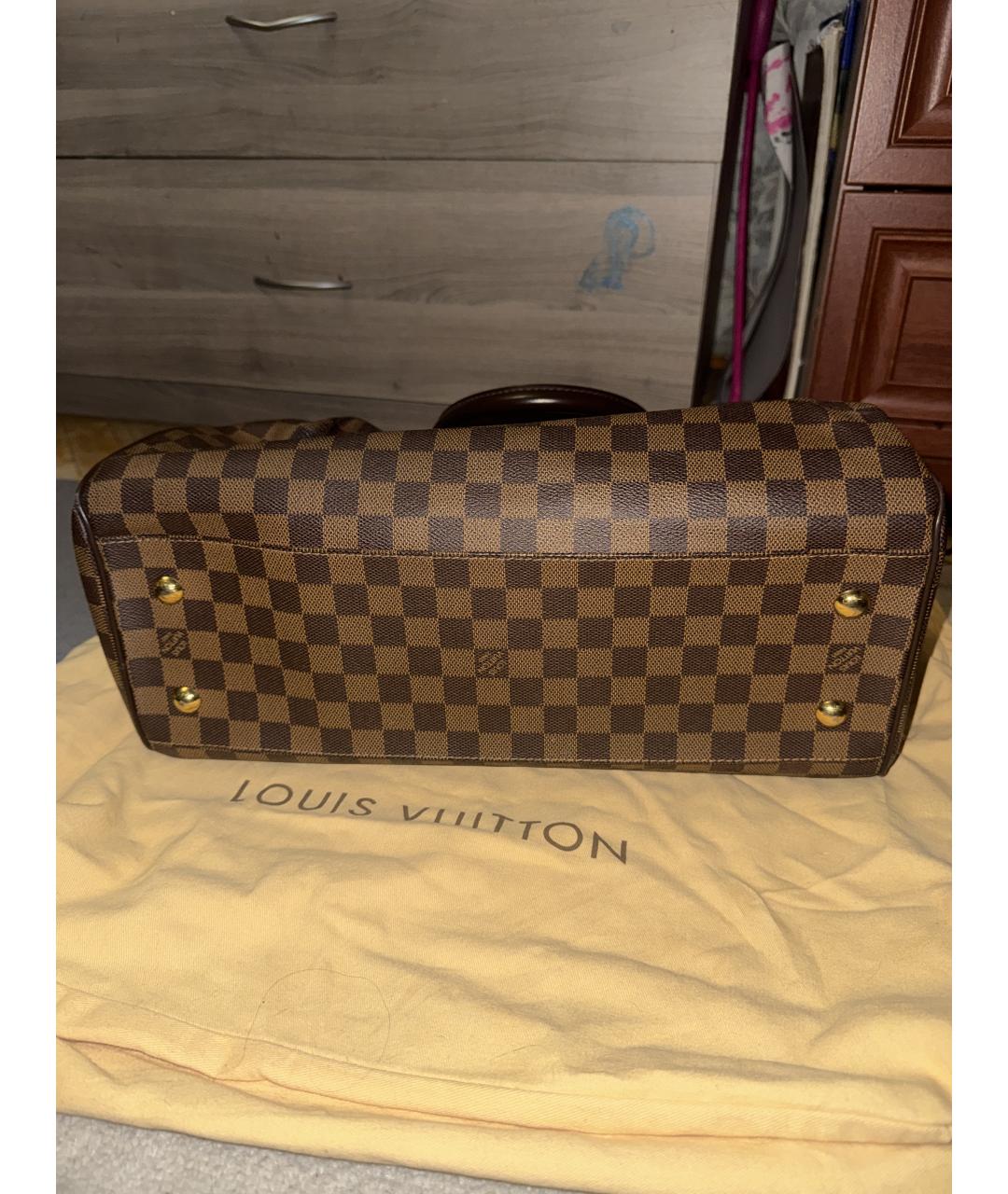 LOUIS VUITTON Коричневая сумка тоут, фото 5