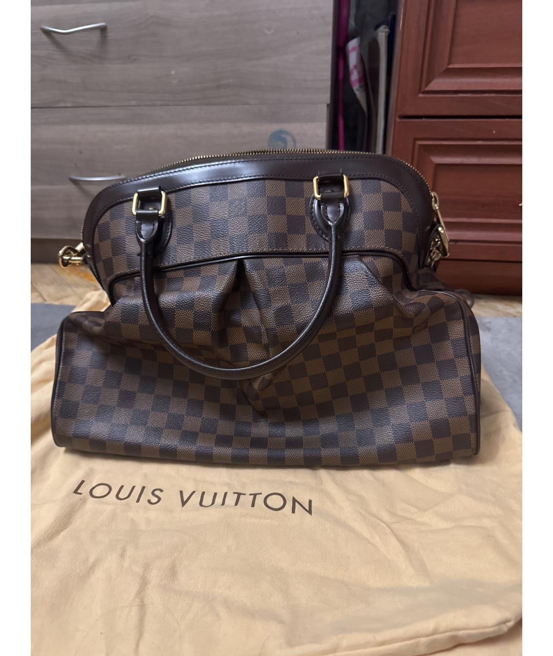 LOUIS VUITTON Коричневая сумка тоут, фото 2