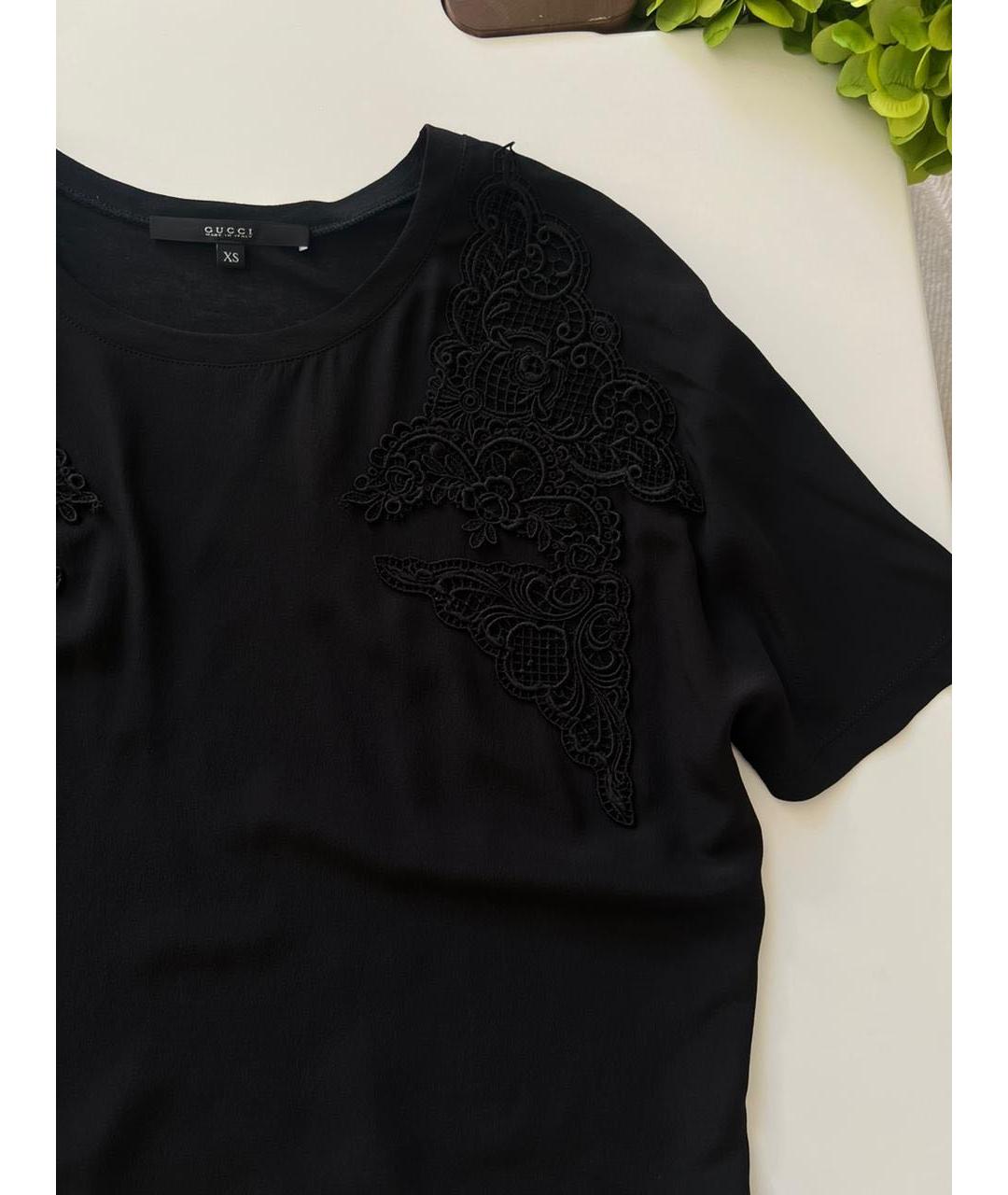 GUCCI Черная футболка, фото 8