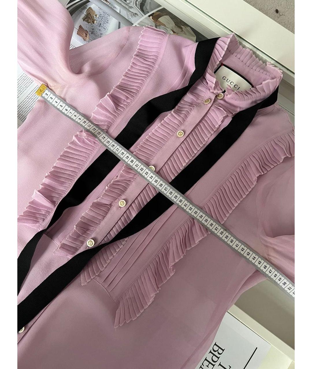 GUCCI Розовая блузы, фото 7