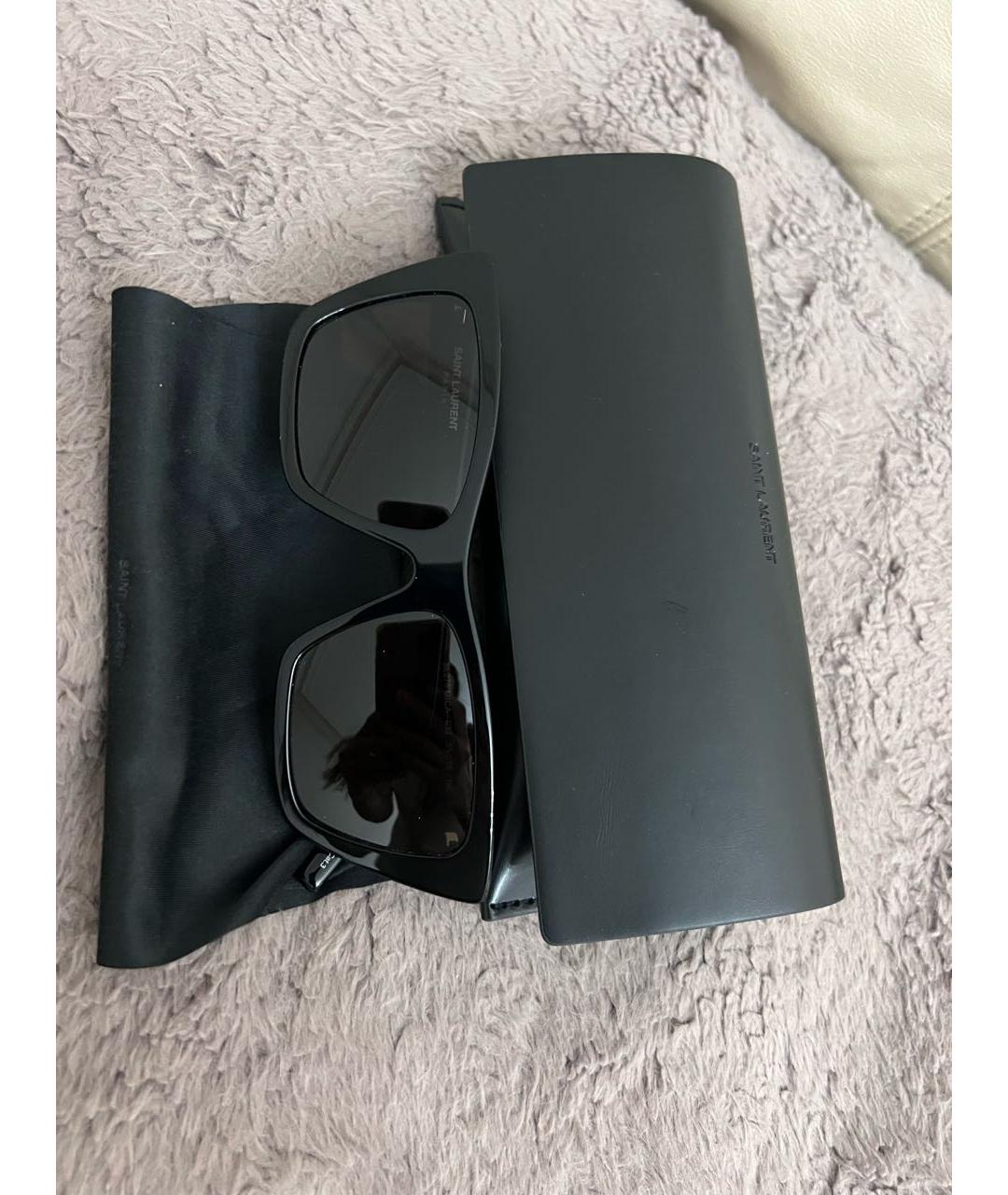 CELINE Черные пластиковые солнцезащитные очки, фото 7