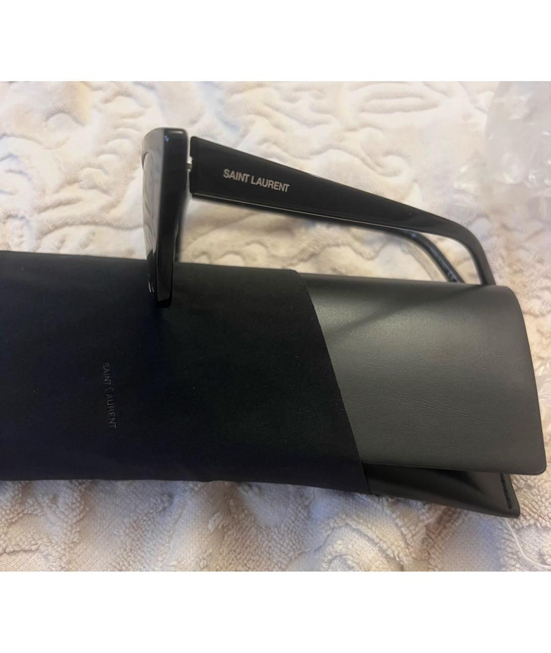 CELINE Черные пластиковые солнцезащитные очки, фото 3