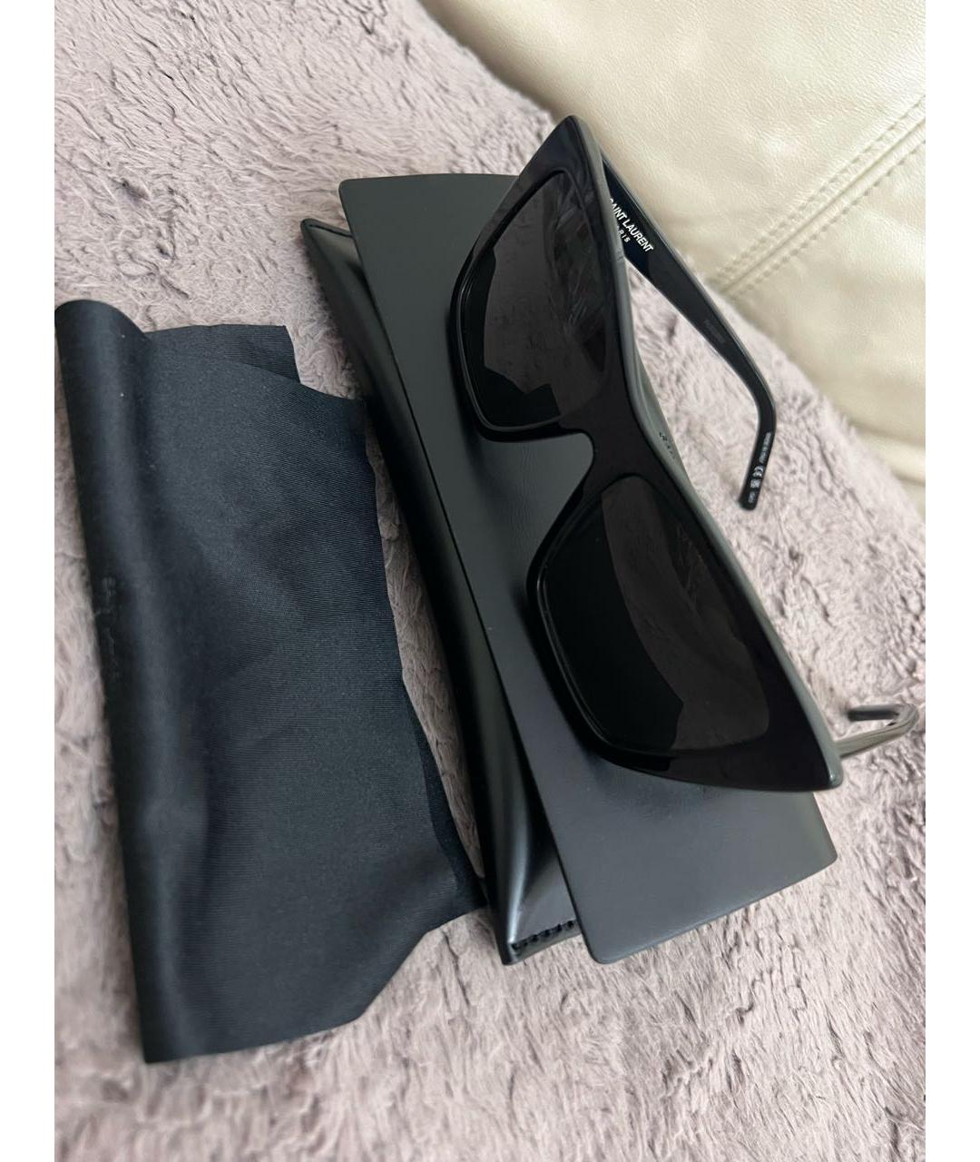 CELINE Черные пластиковые солнцезащитные очки, фото 2