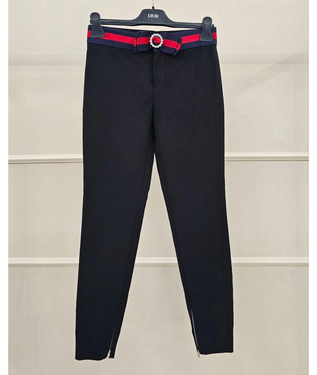 GUCCI Черные брюки узкие, фото 9