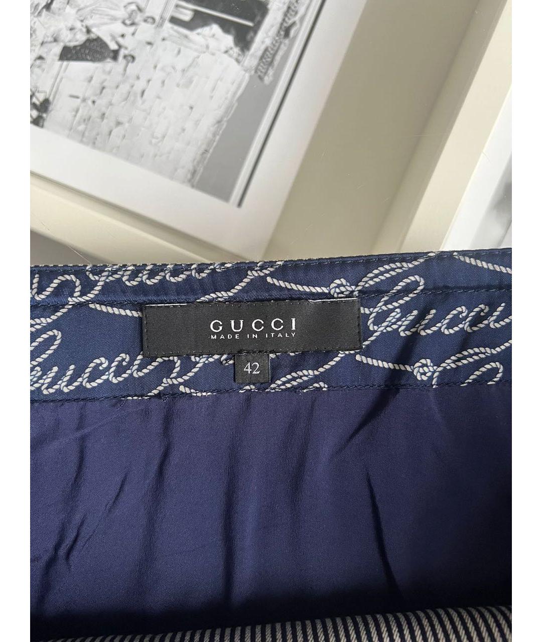 GUCCI Мульти юбка мини, фото 3