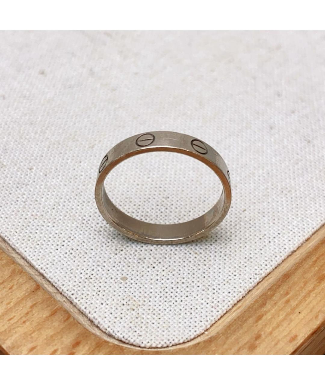 CARTIER Серебряное кольцо из белого золота, фото 4