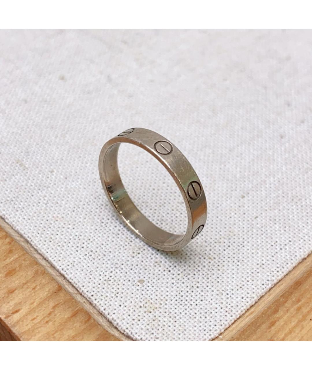 CARTIER Серебряное кольцо из белого золота, фото 3