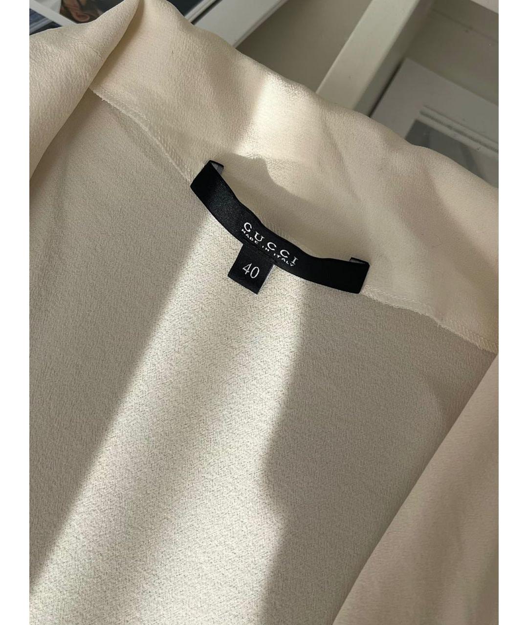 GUCCI Бежевая блузы, фото 2