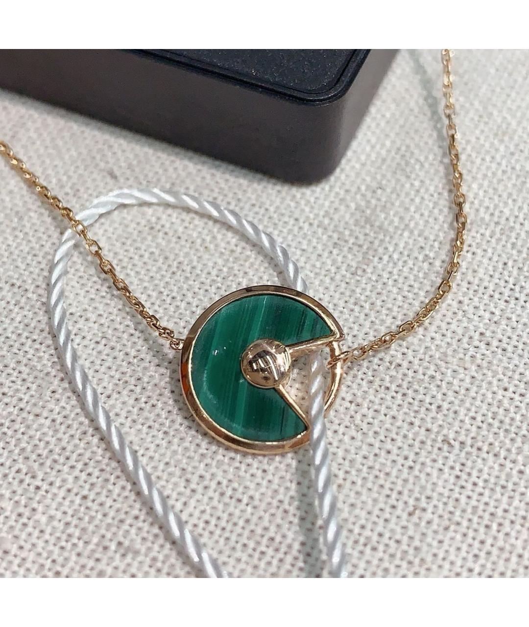 CARTIER Зеленый браслет из желтого золота, фото 3