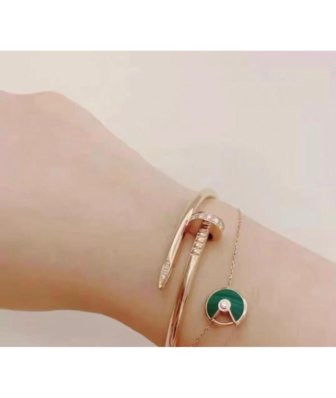 CARTIER Зеленый браслет из желтого золота, фото 6