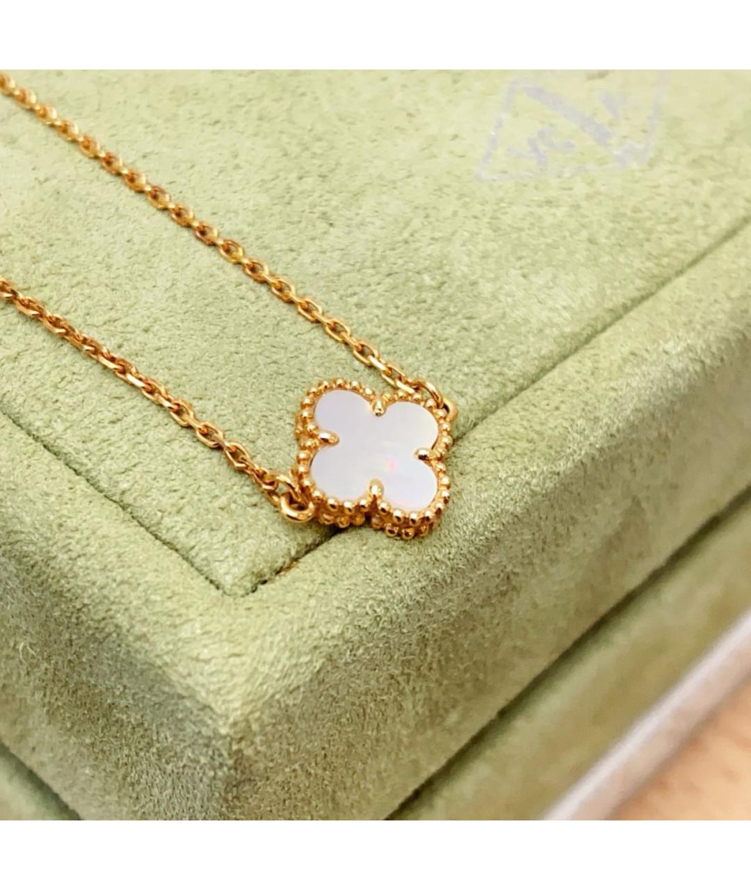 VAN CLEEF & ARPELS Белый браслет из желтого золота, фото 3