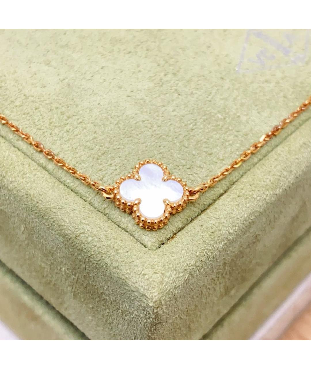 VAN CLEEF & ARPELS Белый браслет из желтого золота, фото 2