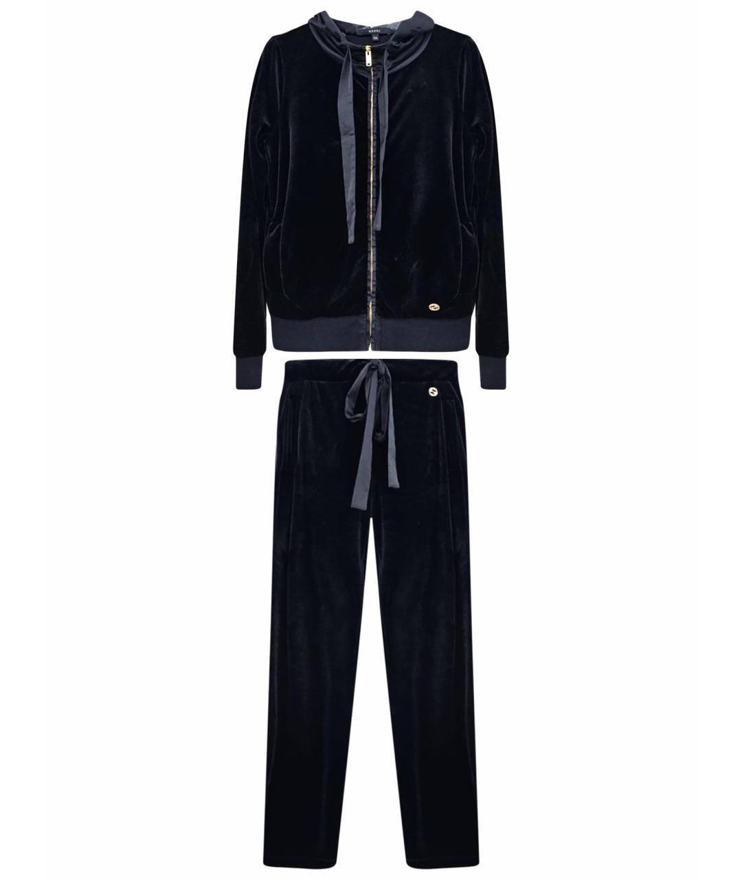 GUCCI Черный бархатный спортивные костюмы, фото 1