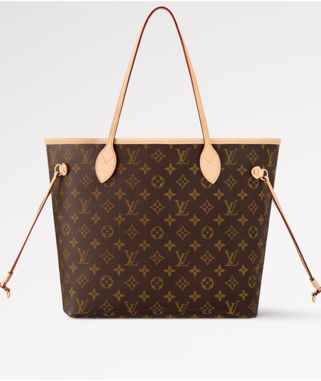 LOUIS VUITTON Коричневая сумка тоут, фото 9