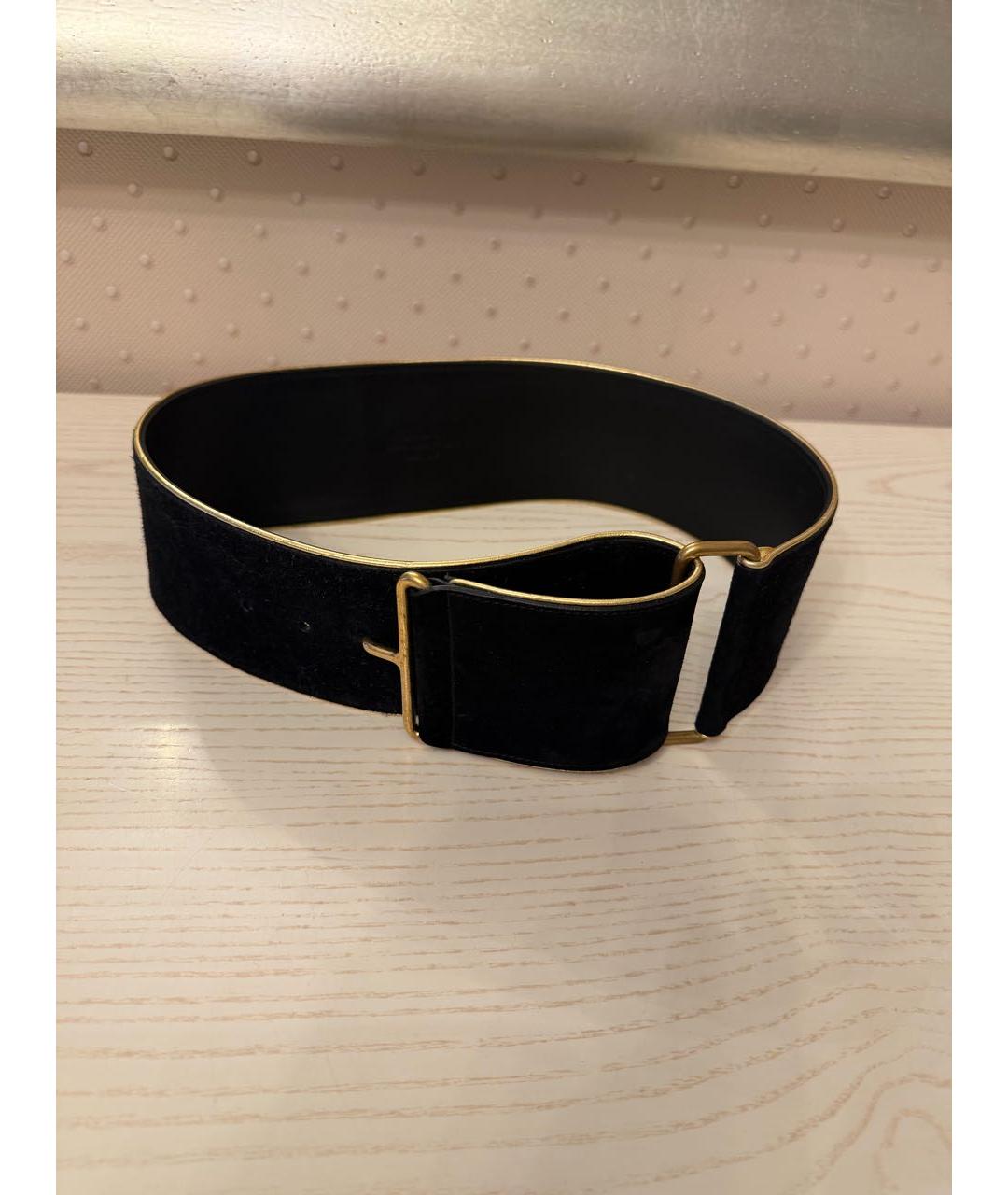 SAINT LAURENT Черный ремень, фото 8