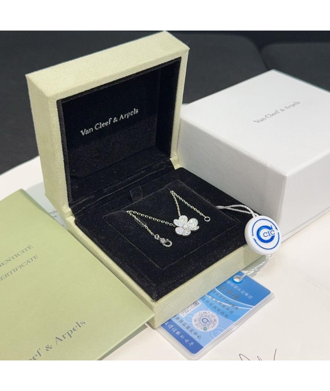 VAN CLEEF & ARPELS Серебряное колье из белого золота, фото 5