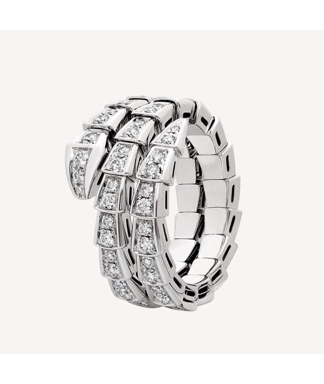 BVLGARI Серебряное кольцо из белого золота, фото 6