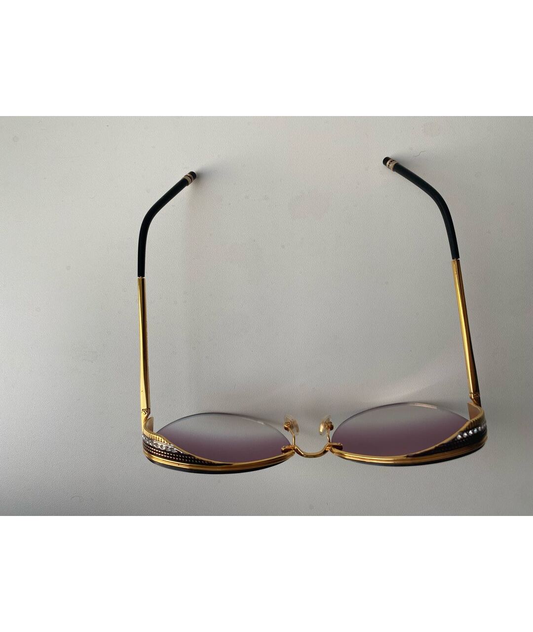 BOUCHERON Золотые солнцезащитные очки, фото 3