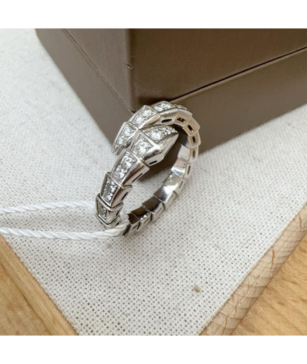 BVLGARI Серебряное кольцо из белого золота, фото 3