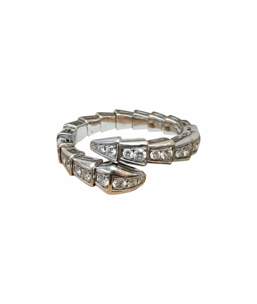 BVLGARI Серебряное кольцо из белого золота, фото 1